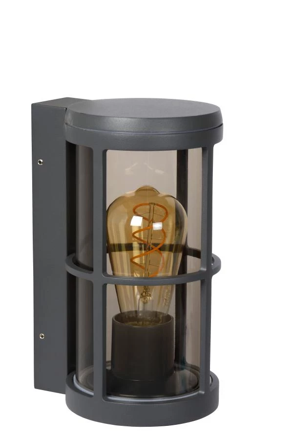 Lucide NAVI - Wall light Outdoor - 1xE27 - IP54 - Anthracite - off